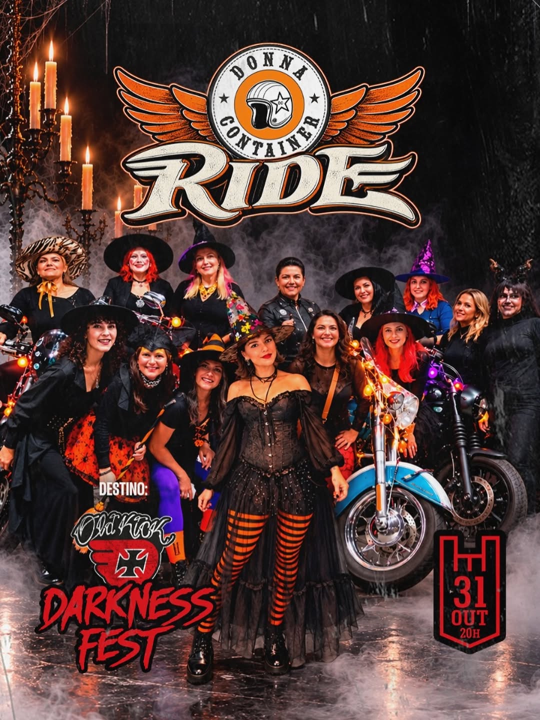 Ride de Halloween e 11ª Darkness Fest
