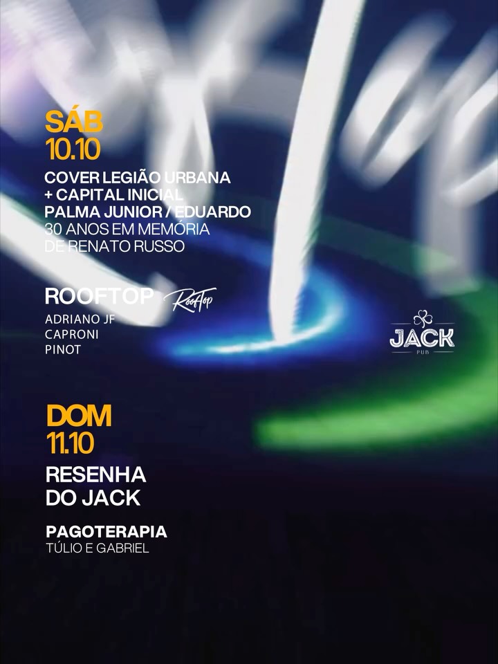 Cover Legião Urbana + Capital Inicial no Rooftop