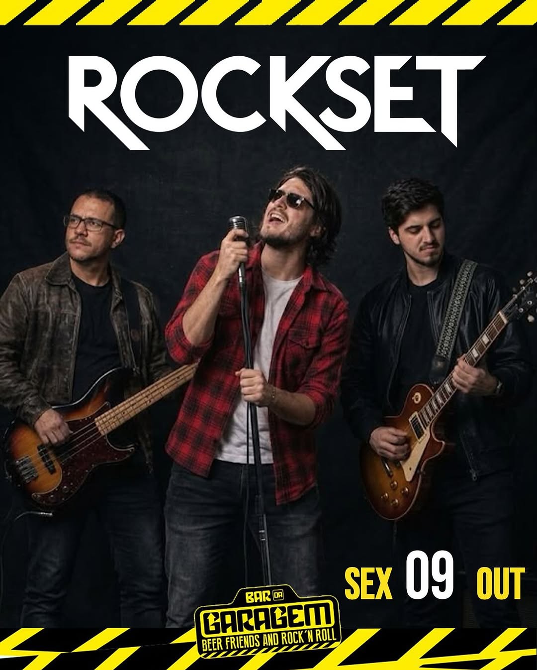 Show da banda Rockset no Bar da Garagem