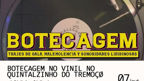 BOTECAGEM NO VINIL NO QUINTAL