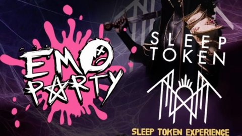 Emo Party com Sleep Token Experience e My Chemical Romance Cover
