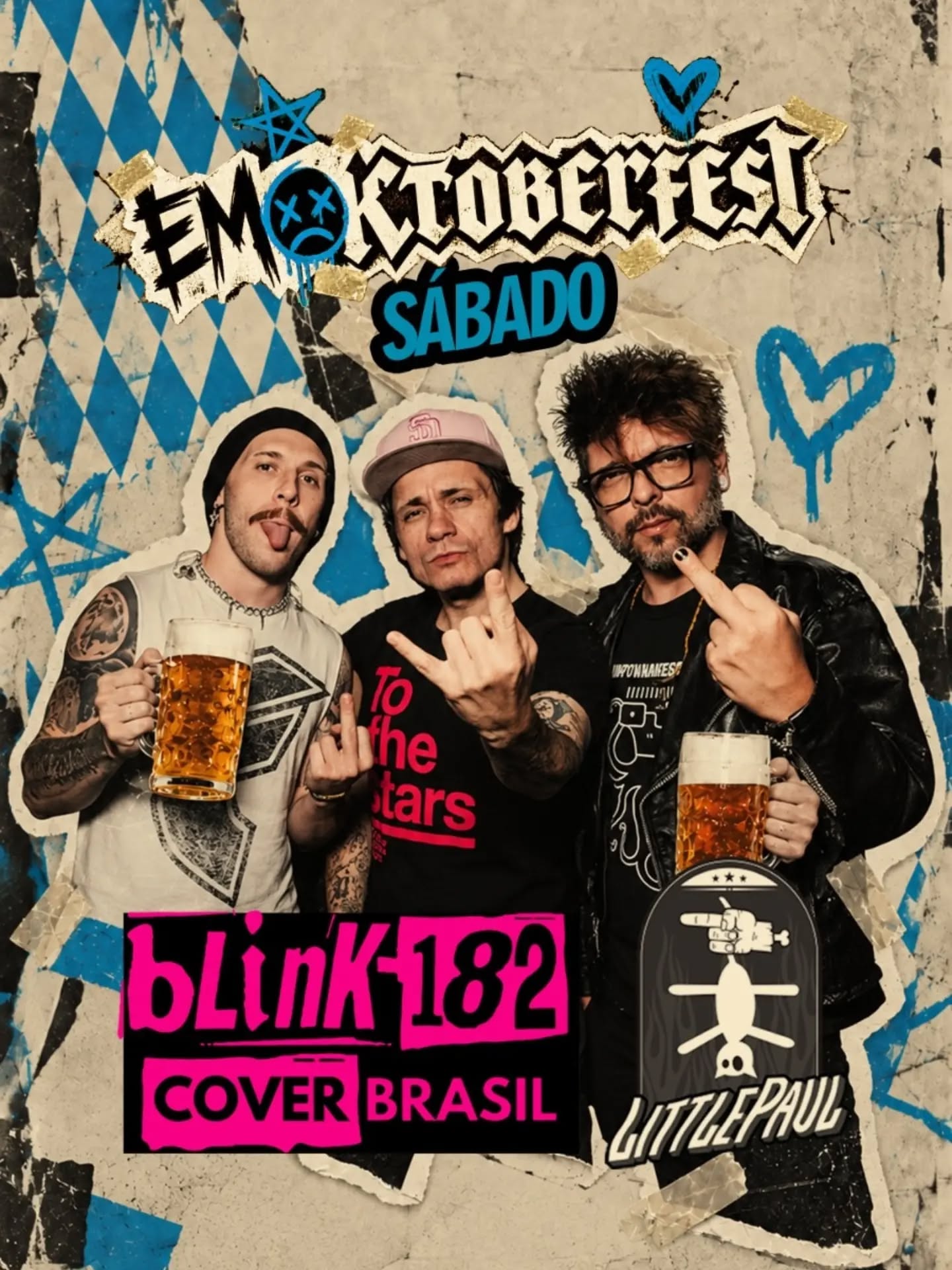 EMOKTOBER Fest com Blink 182 Cover Brasil