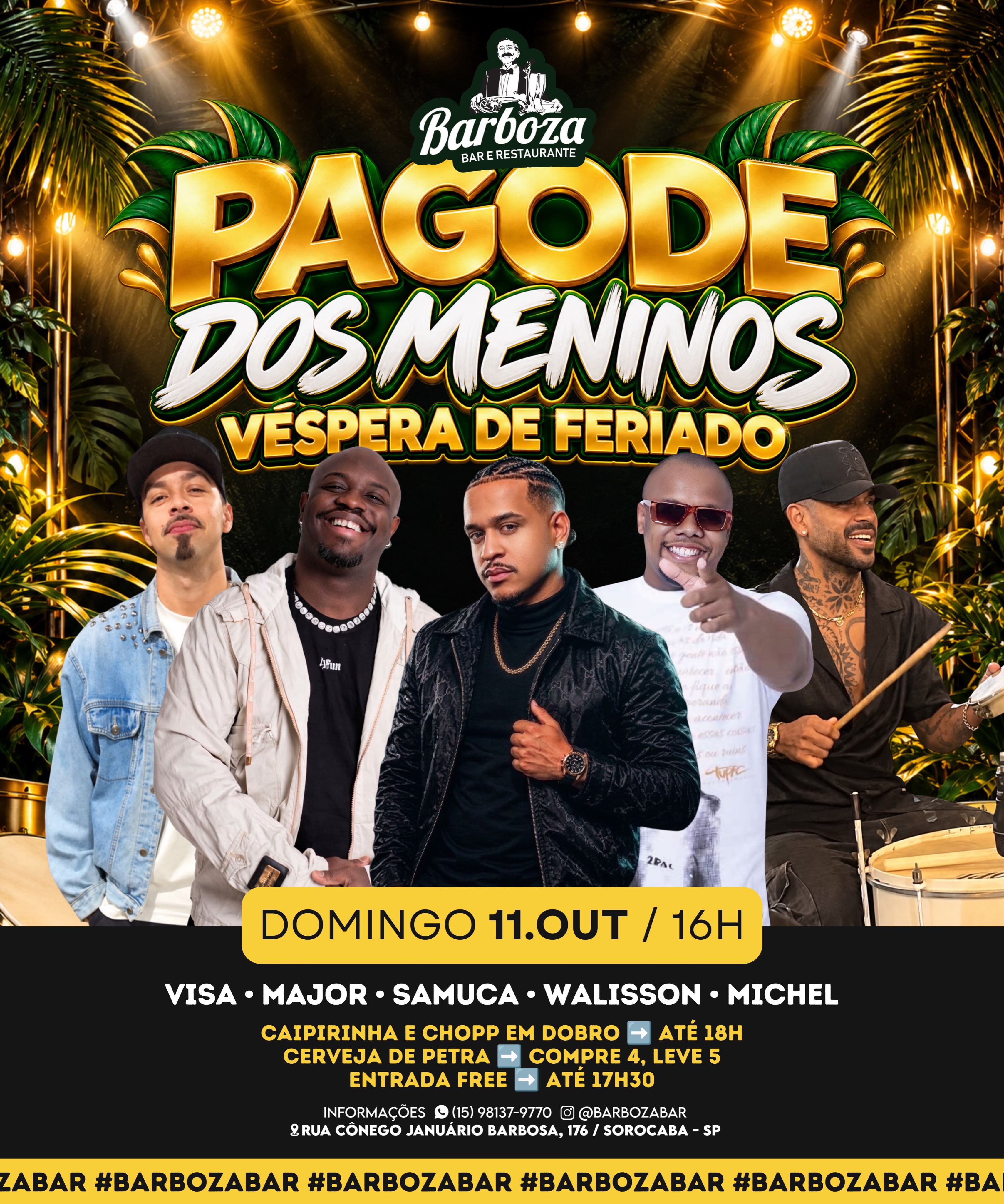 Pagode dos Meninos - Véspera de Feriado