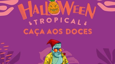 Caça aos Doces - Halloween Tropical