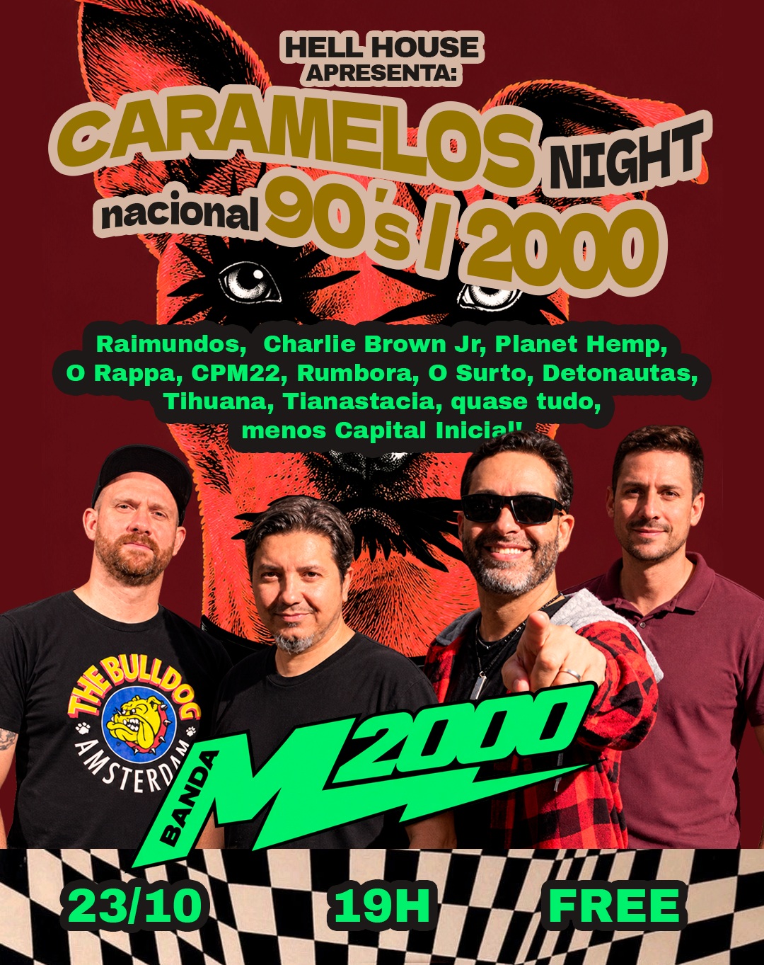 CARAMELOS NIGHT nacional 90's / 2000