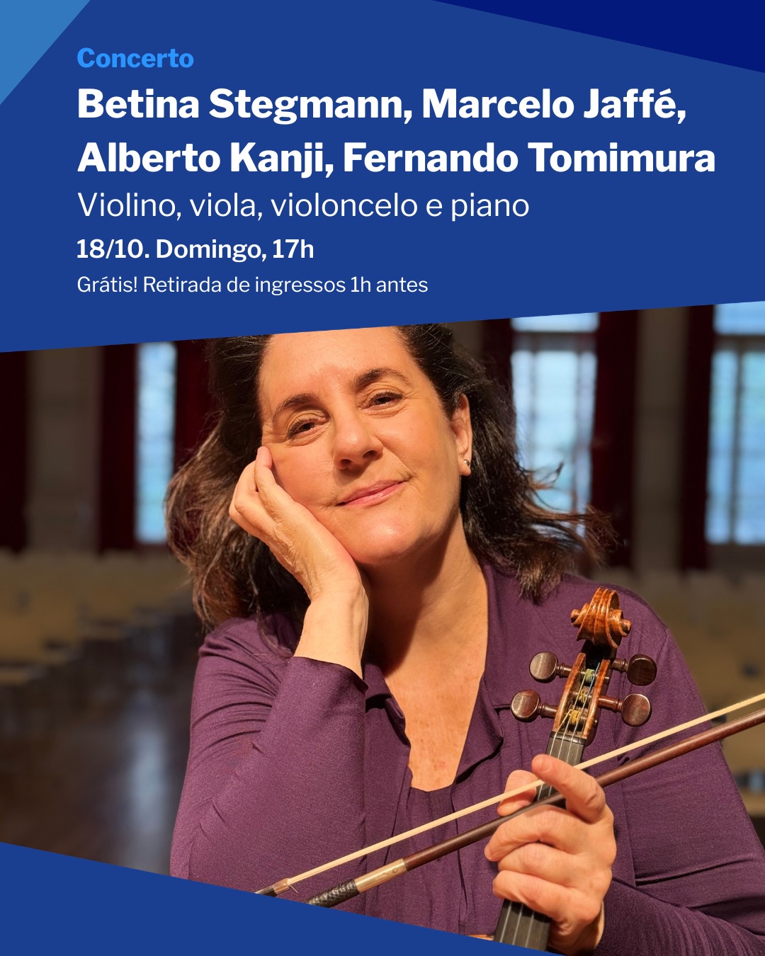 Concerto com Betina Stegmann, Marcelo Jaffé, Alberto Kanji e Fernando Tomimura