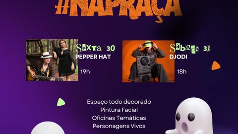 Halloween #NaPraça - Sexta com Pepper Hat