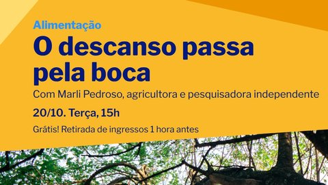 O descanso passa pela boca