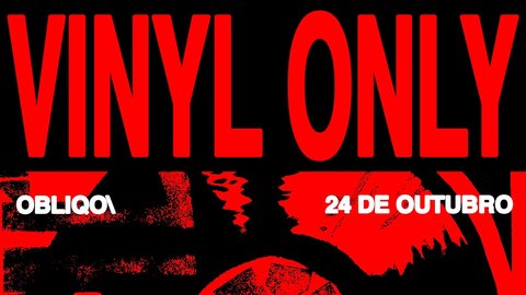 OBLIQO apresenta Vinyl Only com DJ Glen e Cesar Nardini