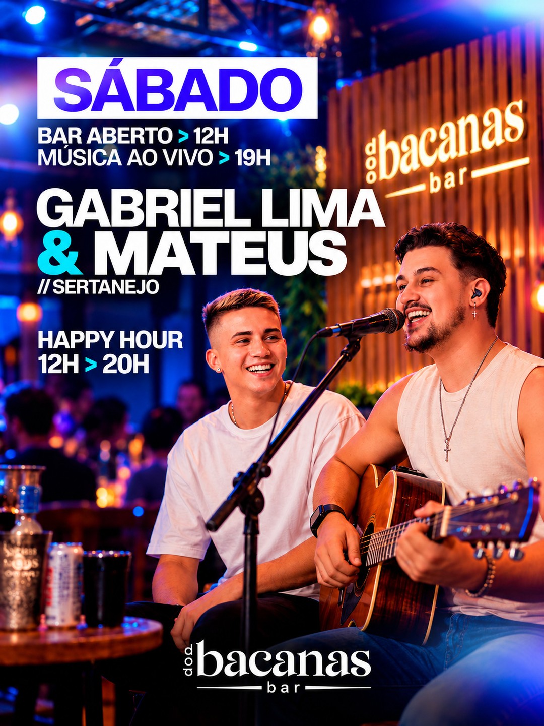 Música ao Vivo com Gabriel Lima & Mateus