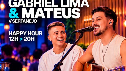 Música ao Vivo com Gabriel Lima & Mateus