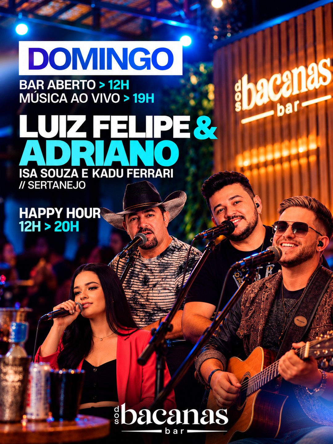 Música ao Vivo com Luiz Felipe & Adriano
