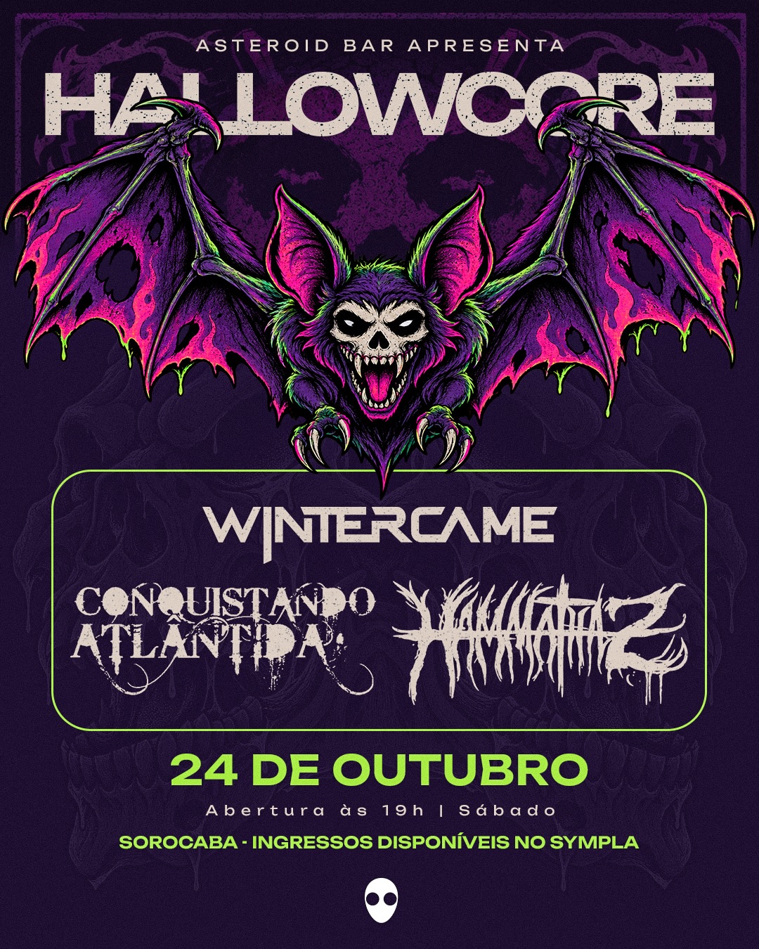 Shows com CONQUISTANDO ATLÂNTIDA, WINTER CAME e HAMMATHAZ