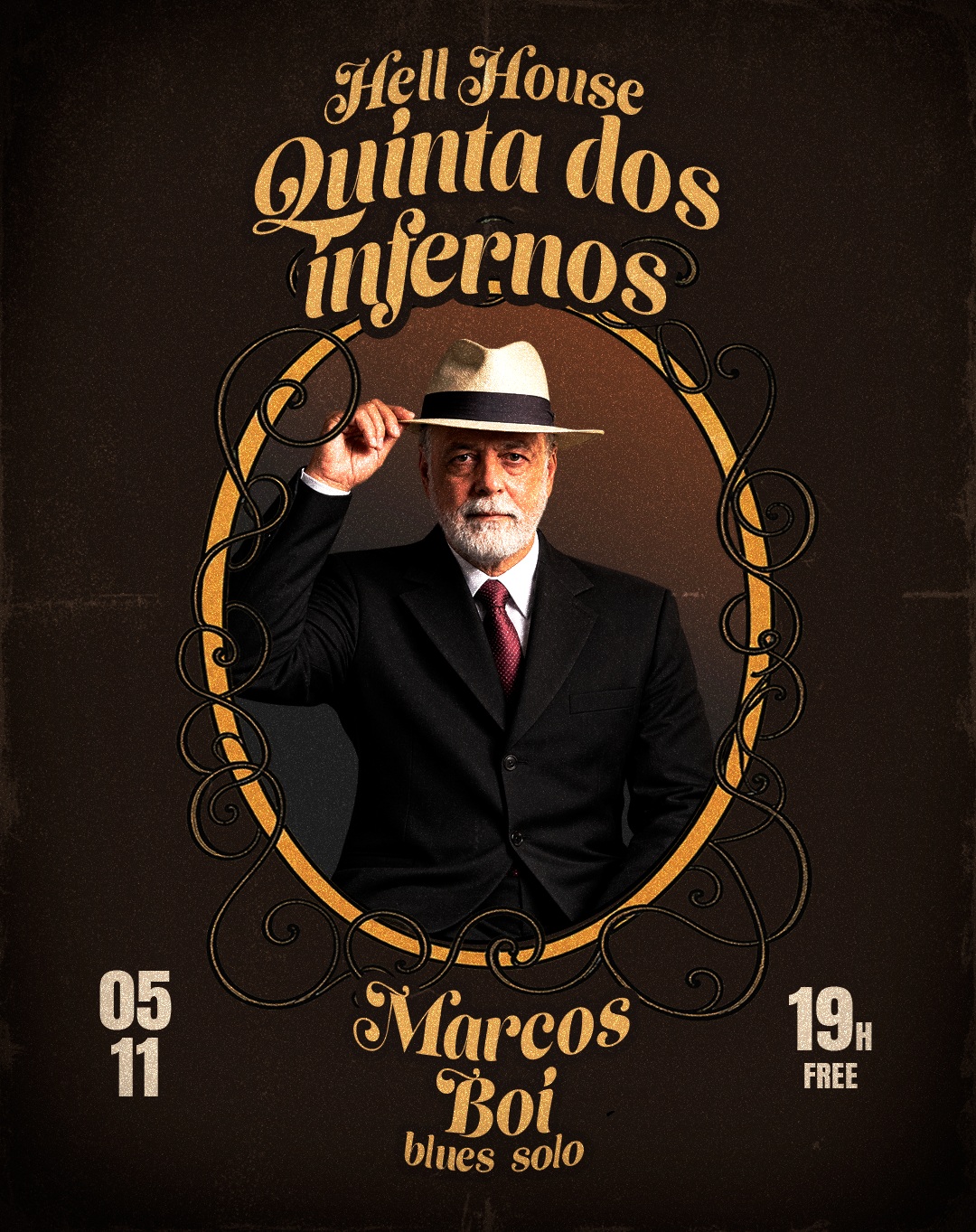 Quinta dos Infernos com Marcos Boi (Blues Solo)