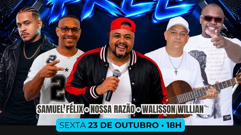 Sexta Free no Barboza Bar com Nossa Razão, Samuel Felix e Walisson Willian