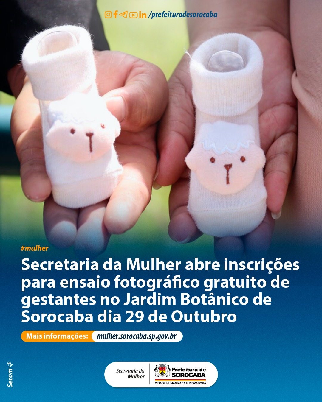 Ensaio fotográfico gratuito para gestantes