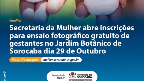 Ensaio fotográfico gratuito para gestantes