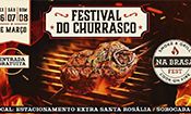 Folder do Evento: Na Brasa Fest * Festival do Churrasco *