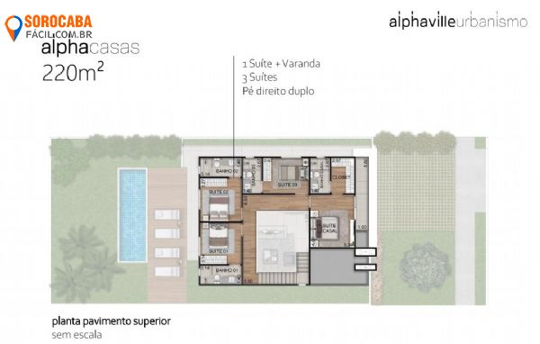 Casa em , Sorocaba - Casa Cond Alphaville Nova Esplanada - Foto 2