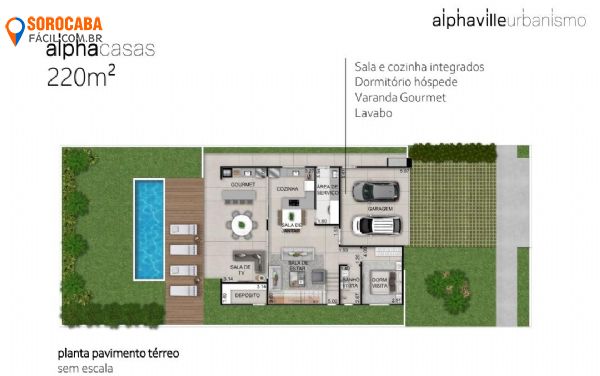 Casa em , Sorocaba - Casa Cond Alphaville Nova Esplanada - Foto 3