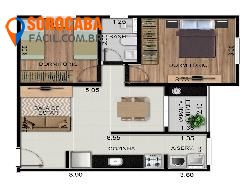 Apartamento em , Sorocaba - Residencial Belize - Vila Haro-2145 - Foto 3