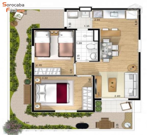 Apartamento em Jd. Maria Eugênia, Sorocaba - Apto padrão - cód. 1607 oportunidade - Foto 4