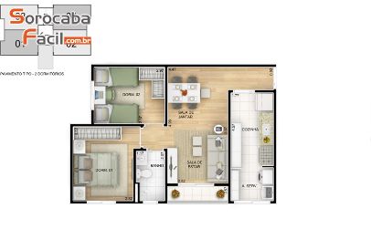 Apartamento em Vila Hortência I, Sorocaba - Residencial Villa de Espanha - Foto 8