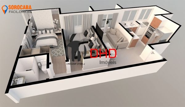 Apartamento em , Sorocaba - Spazio Trujillo Residencial- 1884 - Foto 9