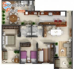 Apartamento em Além Ponte, Sorocaba - Excelente Apartamento - cód. 2018 - Foto 9