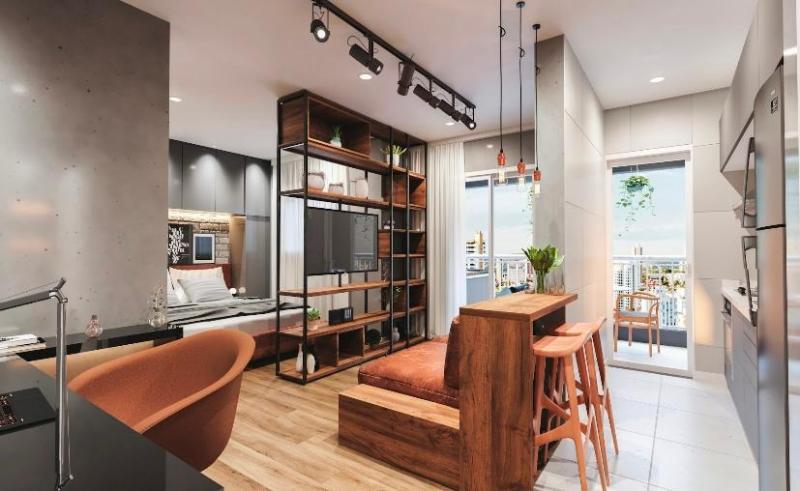 Apartamento em CENTRO, SOROCABA - Apartamento Compacto Premium 39m² no Reserva Carvalho Residencial com 1 Dormitório Suíte - Foto 1