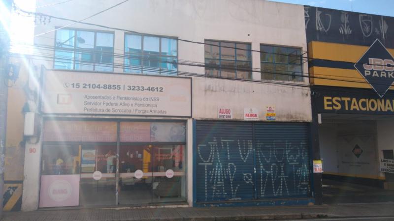Salao em CENTRO, SOROCABA - Salão Comercial com Andar Superior no Centro de Sorocaba ? 150m² de Área Total