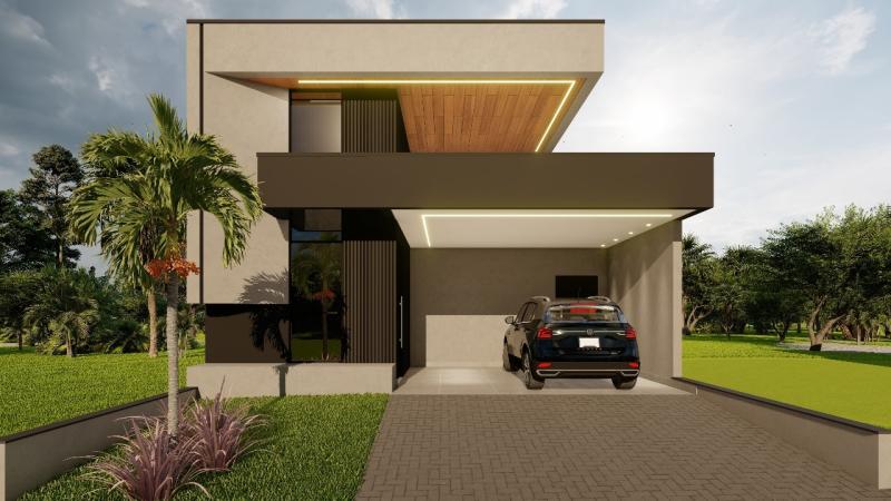 Casa em JARDIM NOVO HORIZONTE, SOROCABA - Casa Térrea de 144,00m³, Localizada no Condomínio Reserva Ipanema I.