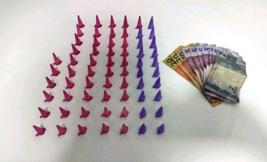 GCM prende homem e recolhe 66 porções de cocaína em Brigadeiro Tobias
