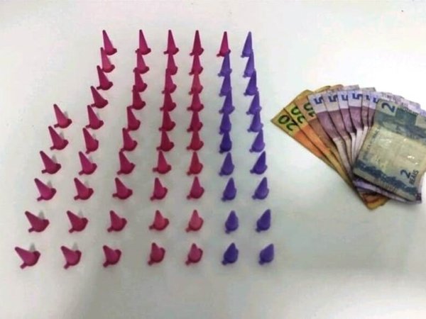 GCM prende homem e recolhe 66 porções de cocaína em Brigadeiro Tobias