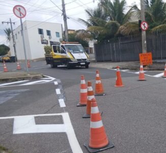 Semob implanta mão única de tráfego em trecho de rua do Central Parque