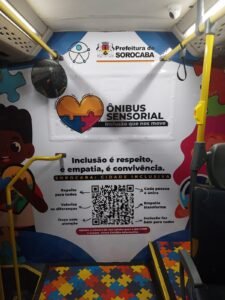 Ônibus Sensorial e Linha Rosa completam dois meses de operação contínua
