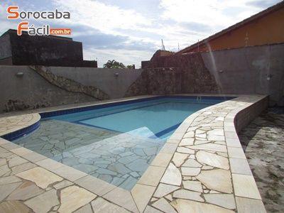 448- Casa com piscina, bairro Cibratel